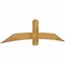 Ekena Millwork Bellingham Rough Sawn Timber Gable Bracket, Western Red Cedar, 84"W x 21"H x 2"D x 6"F, 6/12 Pitch GBW084X21X0206BEL00RWR - alternate 3